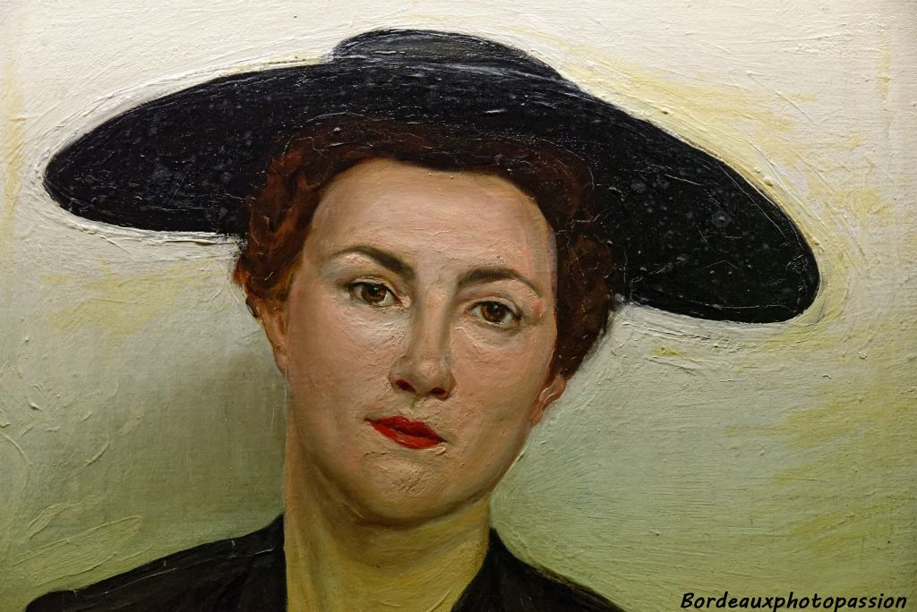 Portrait de Madame Madrelle 1955, Maurice Mazo