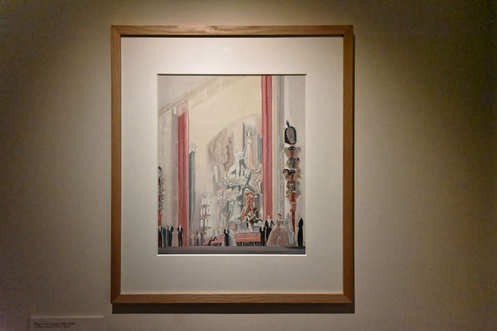 Pavillon de la France à l'exposition internationale de New-York 1939, aquarelle et gouache sur papier 1938