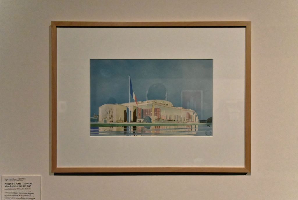 Roger-Henri Expert (1882-1955) et Pierre Patout (1879-1965) Pavillon de la France à l'Exposition internationale de 1939 aquarelle sur papier 1938