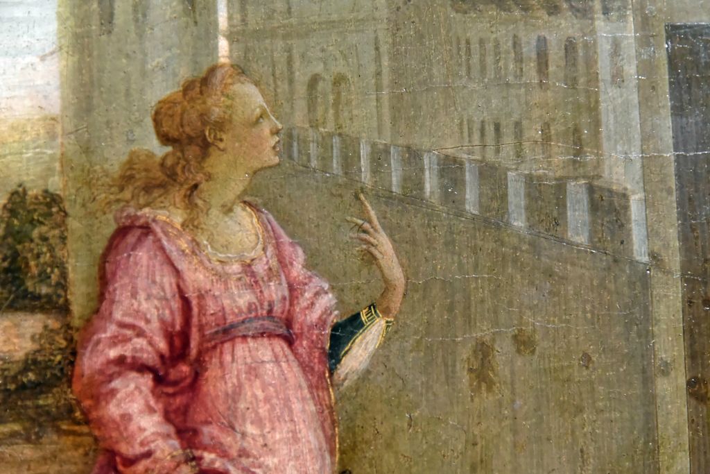 L'arrivée d'Esther devant Susse de Botticlli et Filippino Lippi. (détail)