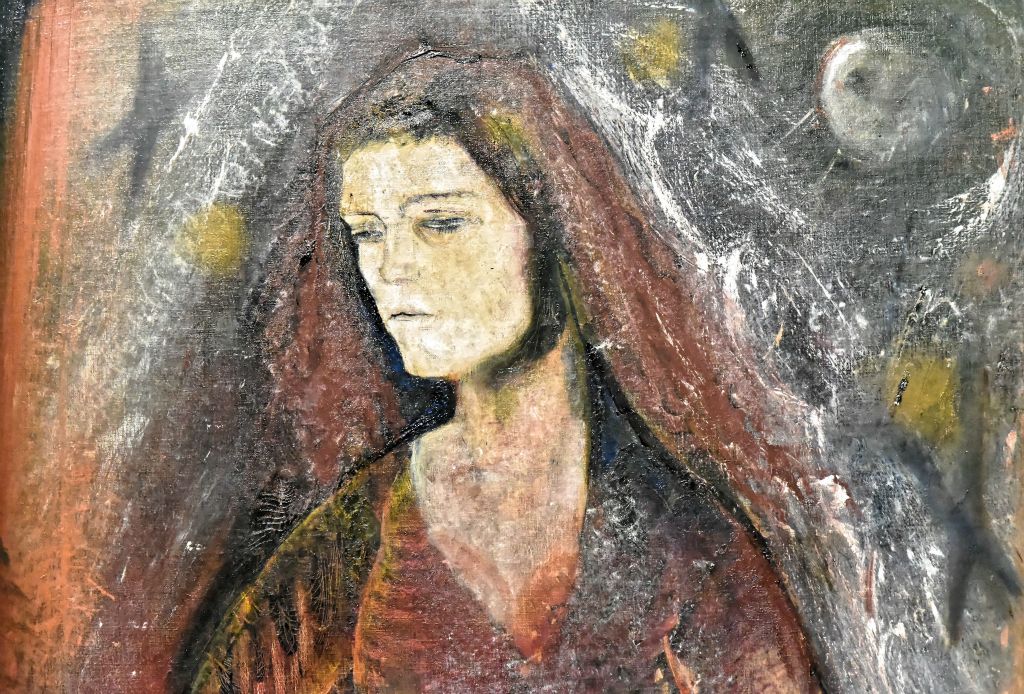 Le Saint Suaire de Véronique (1909) est un des rares tableaux explicitement religieux dans l'œuvre de Kokoschka.