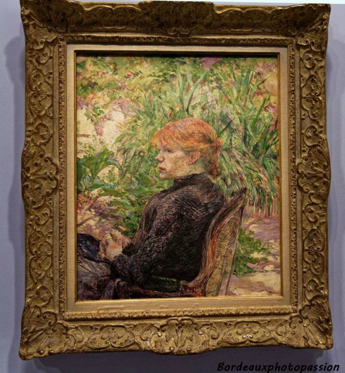 Femme rousse assise 1889