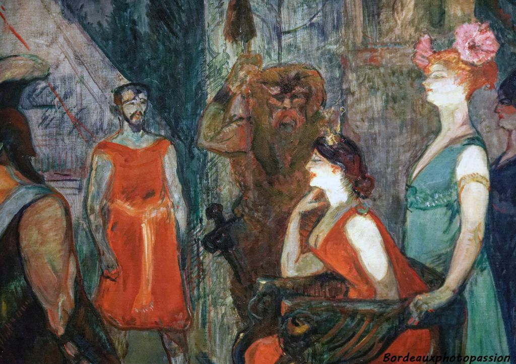 6 œuvres ont été peintes par Toulouse-Lautrec sur Messaline l'année de sa mort.