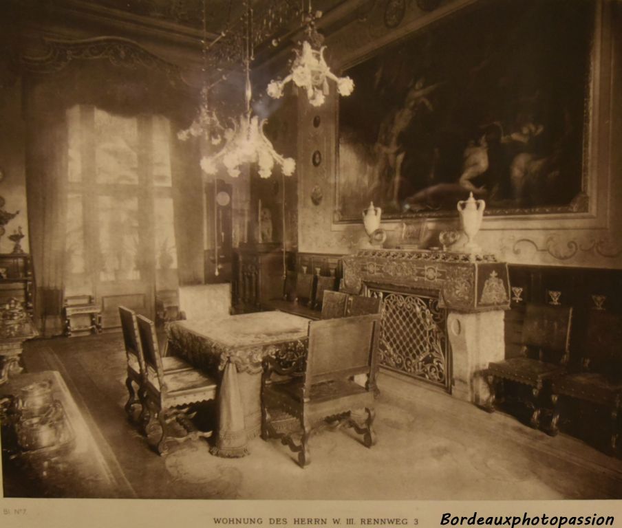 Hôtel particulier dit palais Wagner 1889-1890 salle à manger 0tto Wagner