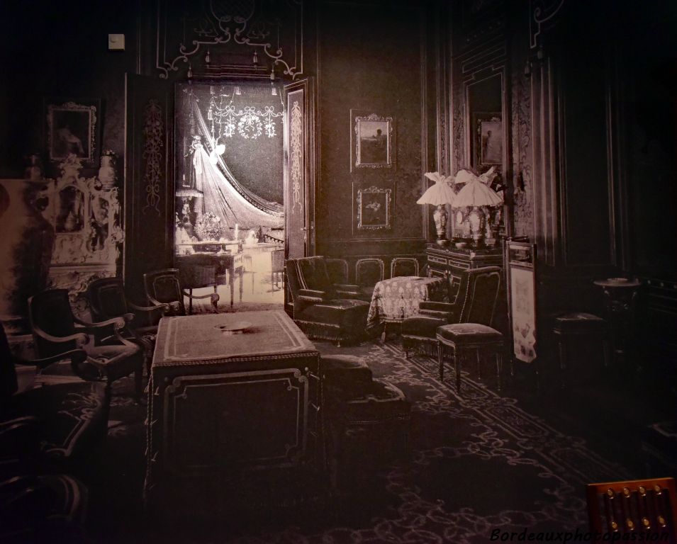 Salon de l'hôtel particulier dit palais Wagner. 1889-1890 Otto Wagner