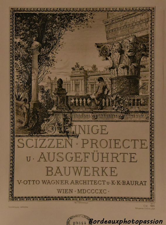 En 1889, Wagner publie "Quelques esquisses, projets et réalisations". D'autres éditions paraitront en 1897, 1906 et 1922.
