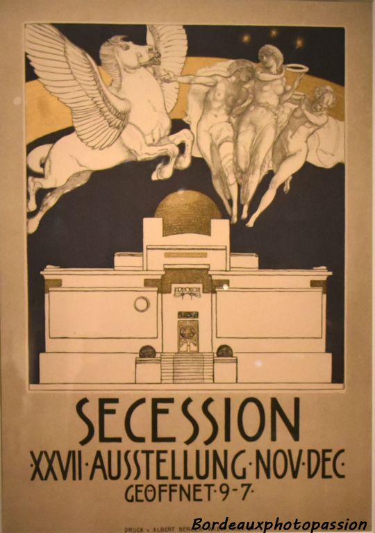 Rudolf Jettmar (1869-1939) affiche de le 27e exposition de la Sécession.
