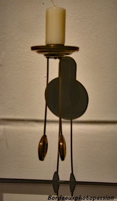 Preuve qu'Otto Wagner s'intéressait à tout dans la maison, ce chandelier pour sapin de Noël de la fin des années 1890.