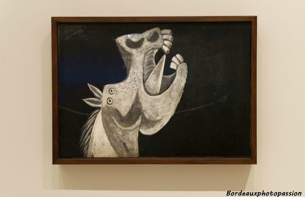 Pablo Picasso Cabeza de caballo. Boceto para Guernica 1937