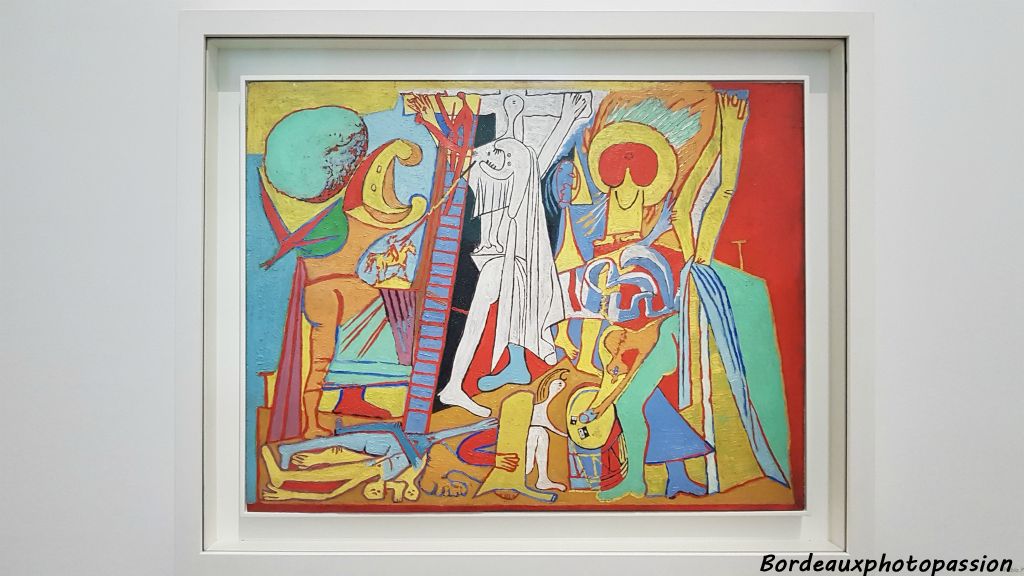 Version de La Crucifixion vue par Picasso.