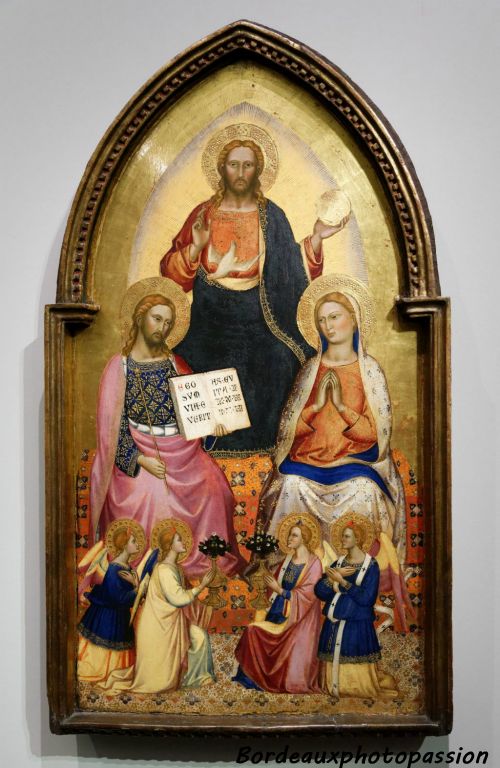 Nicolo di Pietro Gerini La Trinité avec la Vierge et quatre anges