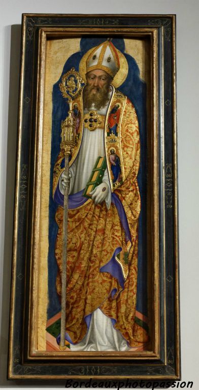 Michele Giambono Saint Ambroise avant 1447