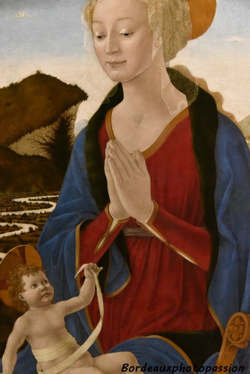 Léonard put admirer à Florence les œuvres de Baldovinetti qui fut l'un des premiers peintres à expérimenter l'usage de techniques mixtes afin d'obtenir de nouveaux effets de réalité.