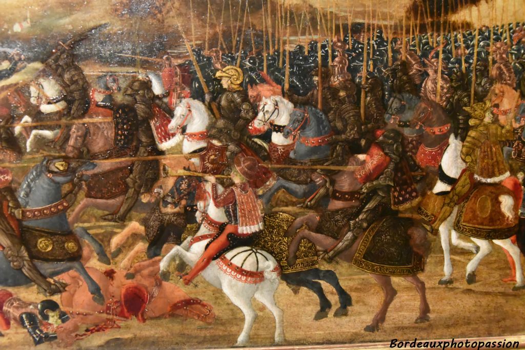 Attribué à Piero del Pollaiuolo et à son atelier La bataille de Pydna (détail)