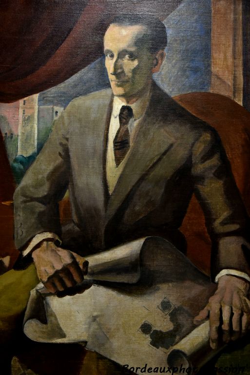 Jean Hebert-Stevens Portrait de Robert Mallet-Stevens en 1926.