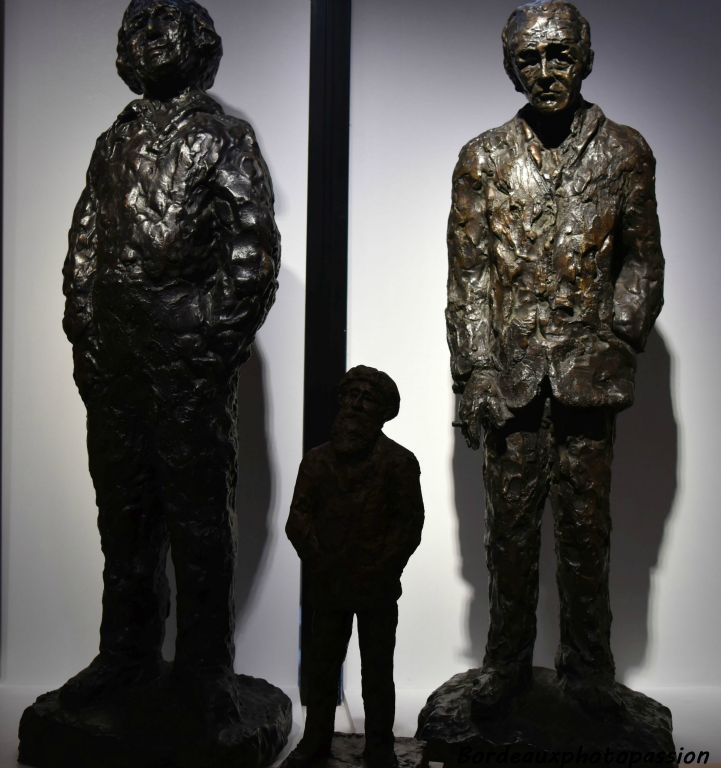 Arbit Blatas  3 bronzes Mané Katz,  Aristide Maillol, Maurice Utrillo.