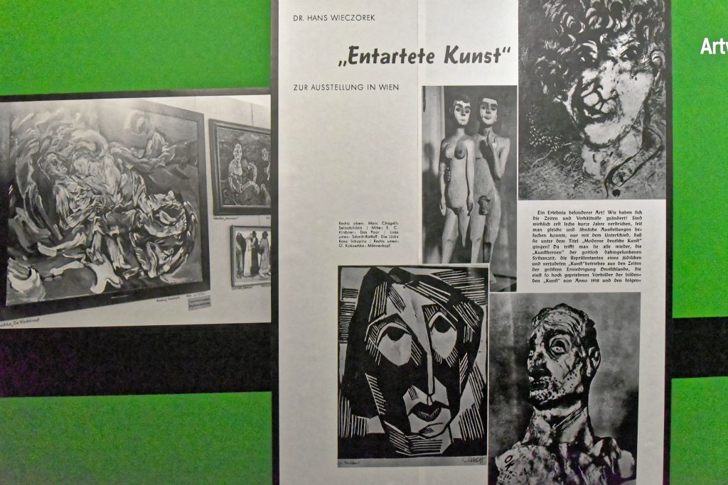 Avec la prise de pouvoir des nazis en 1933, Oskar Kokoschka sera une cible privilégiée de l'art dégénéré qui participe à la décadence des sociétés modernes. Plus de 600 œuvres de Kokoschka seront retirées des musées allemands par les nazis.